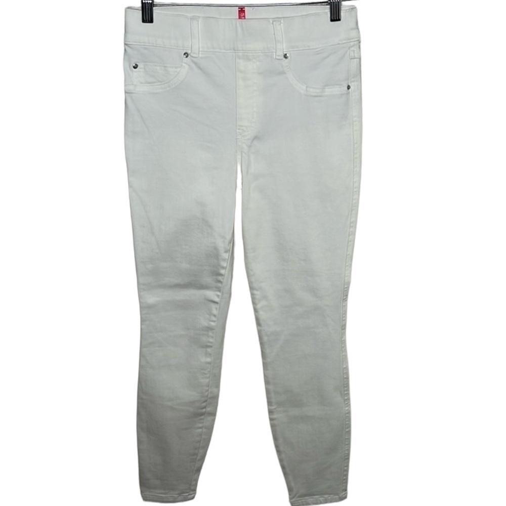 Spanx White Pull On Skinny Ankle Jeans Women Size Small Petite